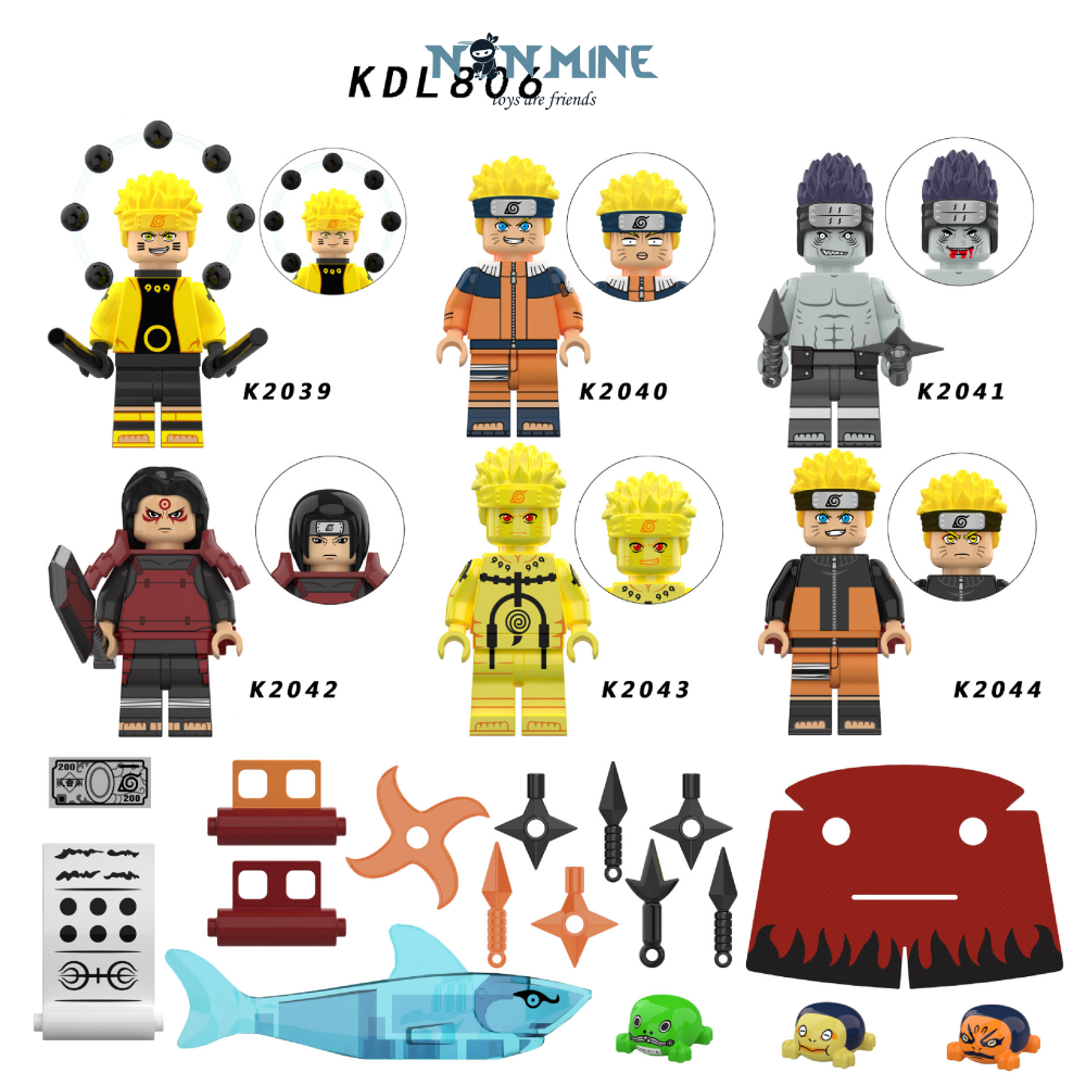 Lắp Ráp Mô Hình Nhân Vật Minifigures Hoạt Hình Truyện Tranh Naruto Sakura 806