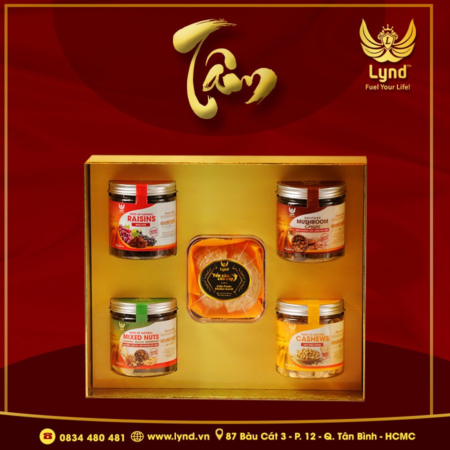 SET QUÀ TẾT CHỮ TÂM