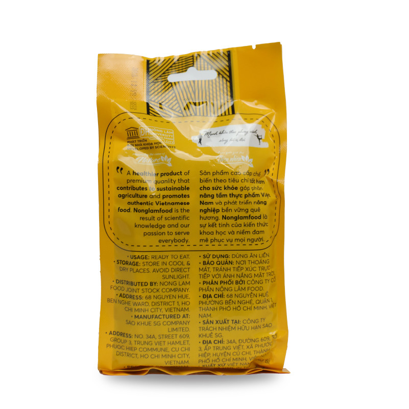 Combo 10 túi thanh gạo lứt hạt và chà bông Gabri Nonglamfood túi 7 thanh | Hỗ trợ giảm cân, ăn kiêng lành mạnh