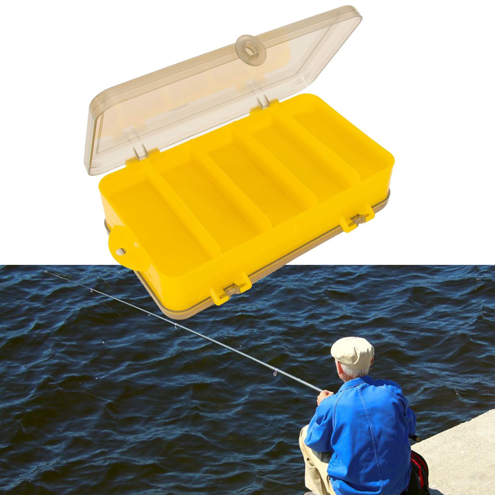 Fishing Tackle Box Double Sided Trays Container Equipment Accessories Tool