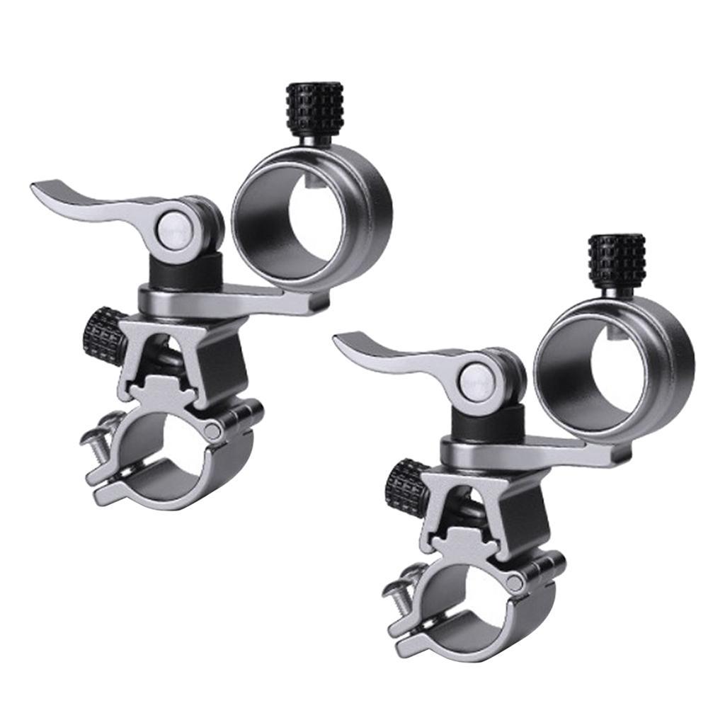 1 Pair Protable Fishing Umbrella Stand Holder Fishing Chair Mount Bracket Support for Outdoor Fishing Travel Hiking Camping