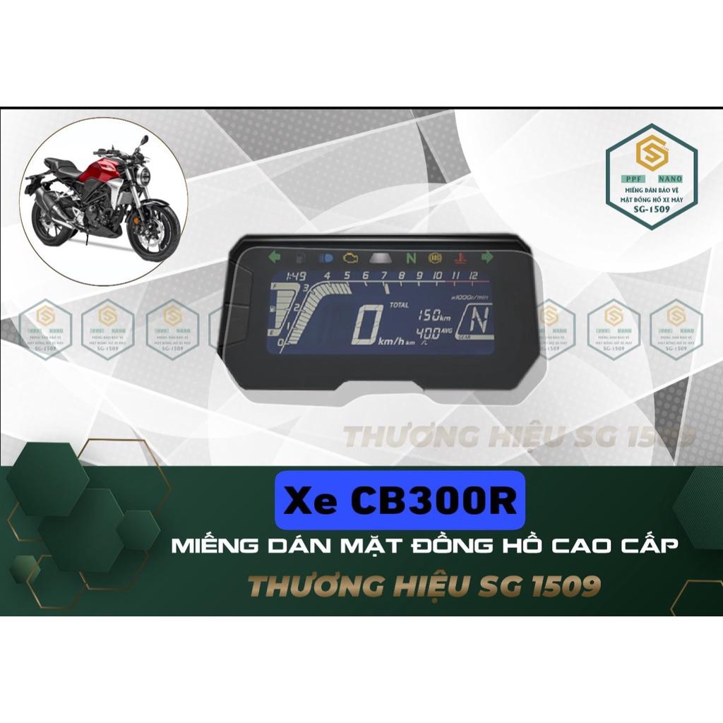 Miếng dán CƯỜNG LỰC PPF bảo vệ mặt đồng hồ xe CB300R tất cả các đời 2018, 2019,2020,2021,2022 PPF TỪ SG1509