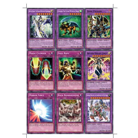 Bộ bài Yugi Muto - PRINT CARD