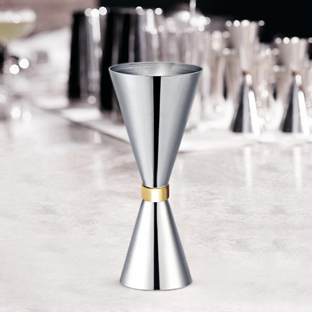 Double Cocktail Jigger Thép Không Gỉ Bar J Kích Thước