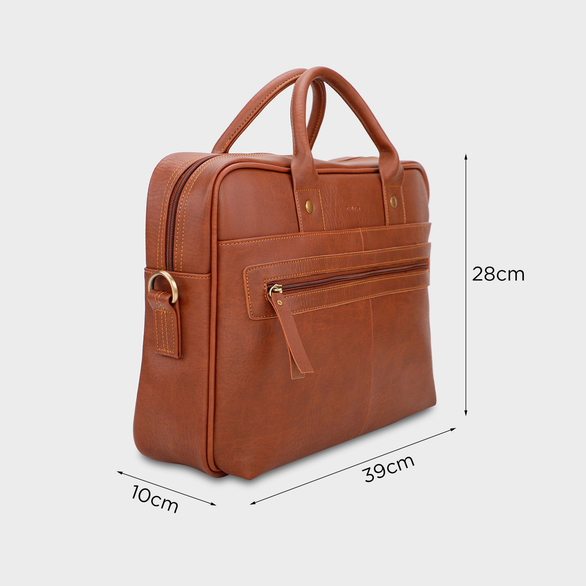 Cặp công sở Trita ( Thời trang nam cao cấp đựng vừa laptop 14.6 inch - Cặp da TCA2 )