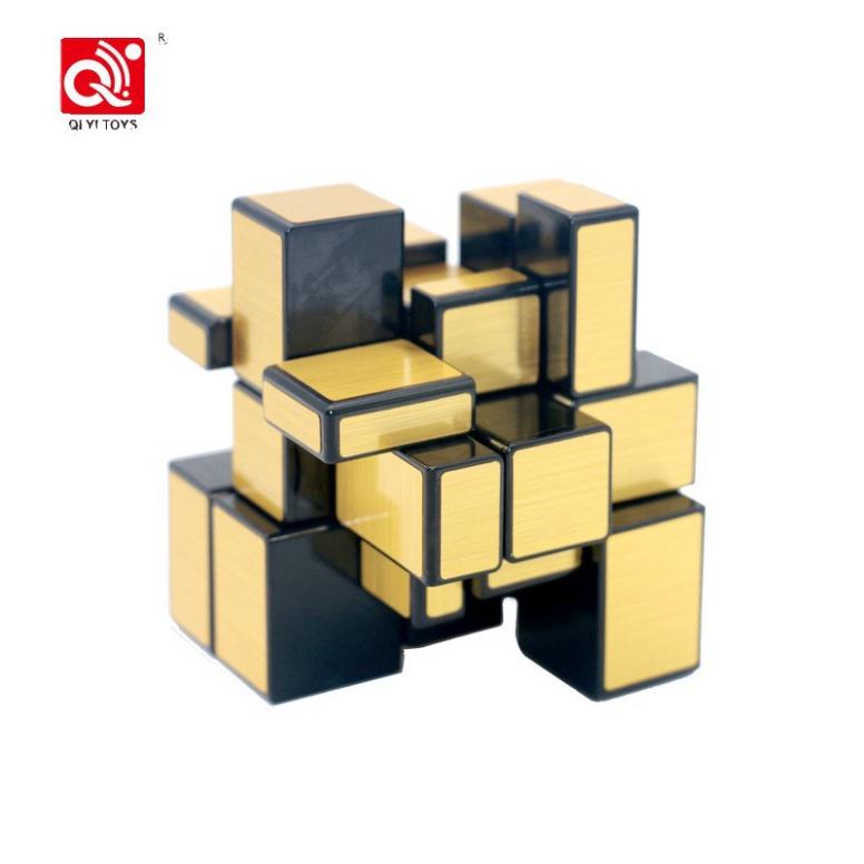 Đồ chơi Rubik 3x3 Biến Thể Rubik Mirror QiYi Khối Lập Phương Rubik Tráng Gương Vàng Tráng Gương Bạc