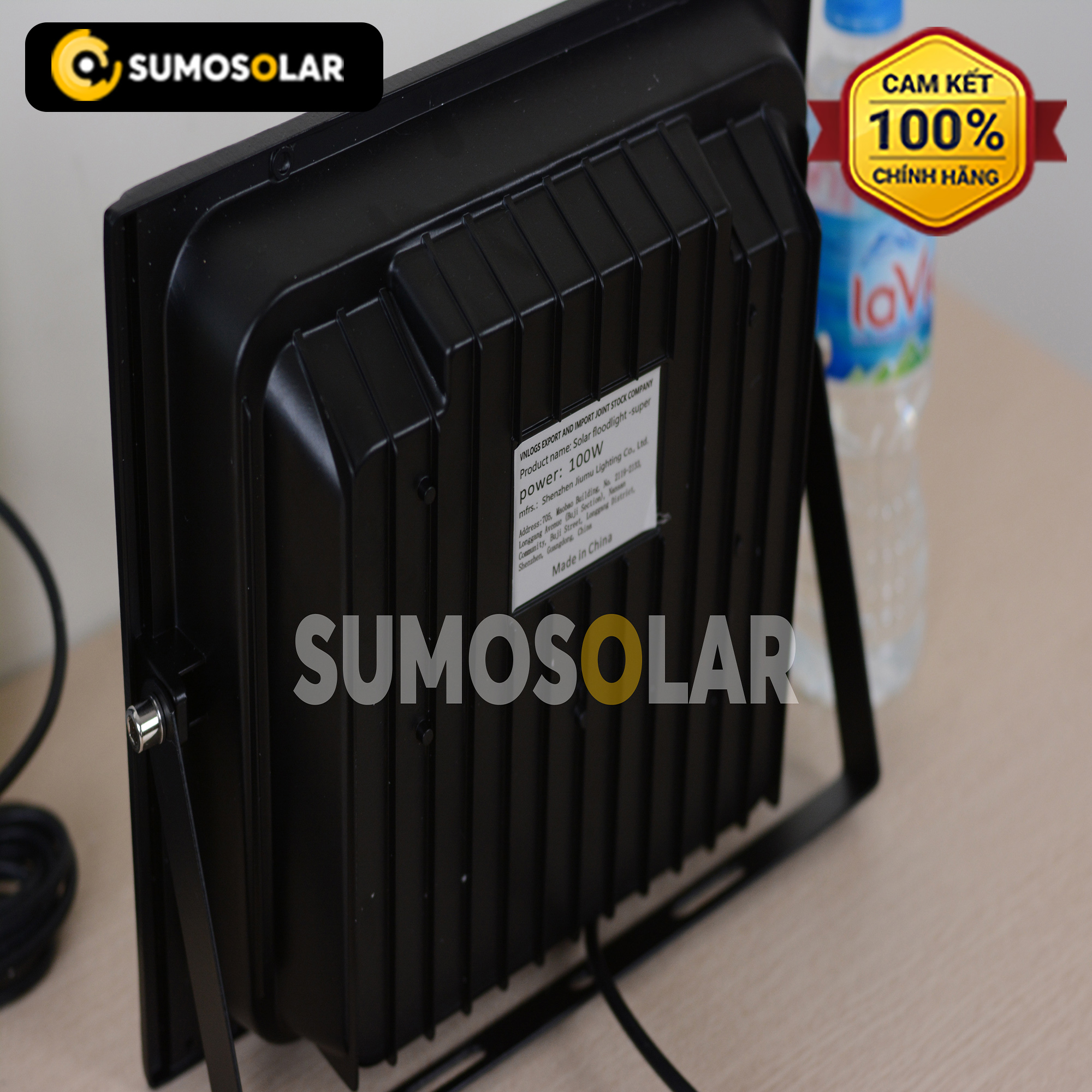 Đèn Pha sạc bằng Năng lượng mặt trời (100W) JM-JTG25100 – TN07 - Sumosolar