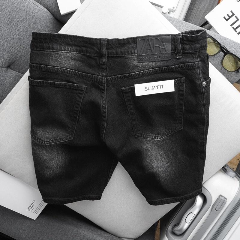 Quần Short Bò Lửng Nam bigsize co giãn suông nhẹ slimfit xuất xịn