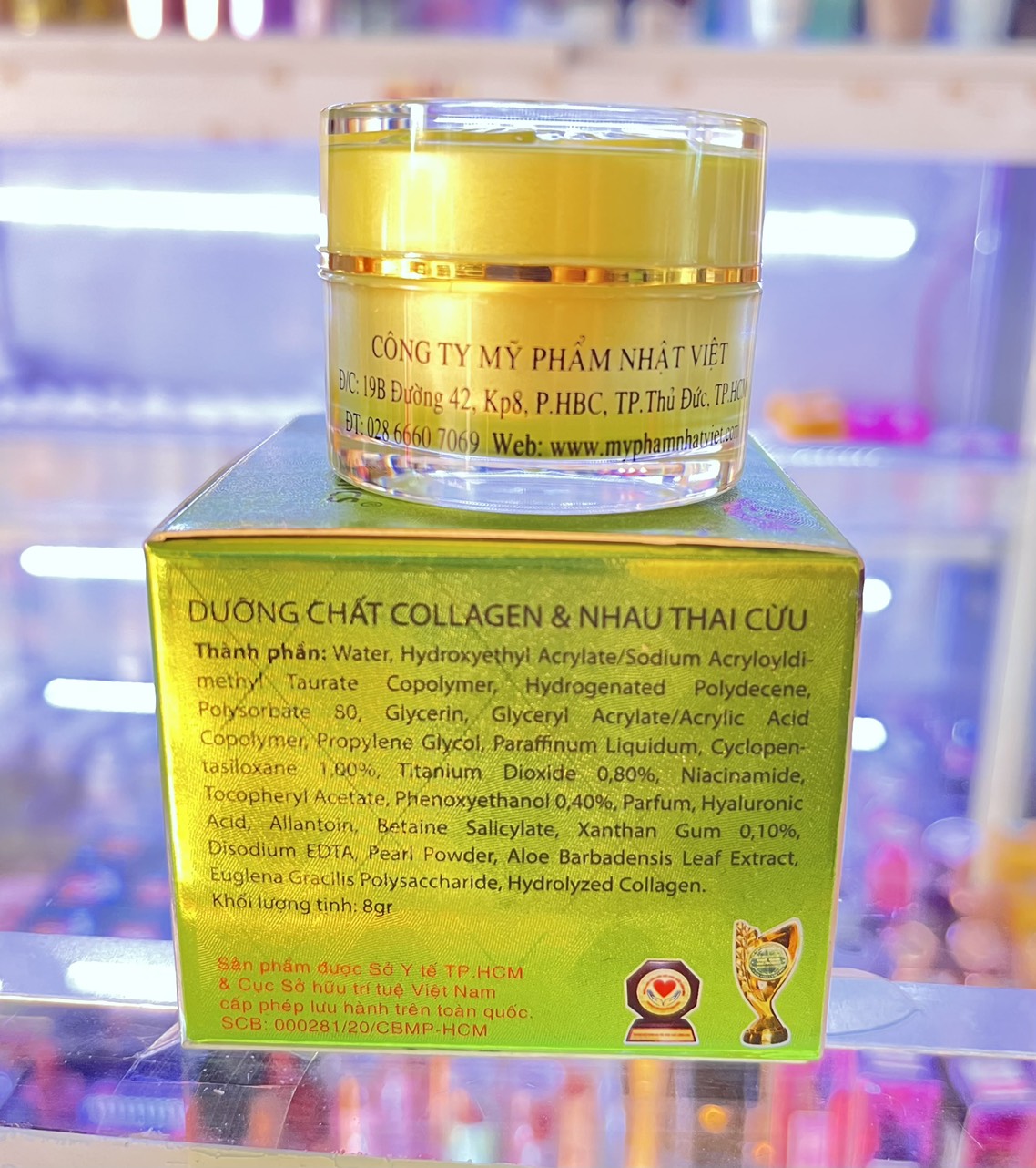 Kem Nairem collagen – Kem dưỡng trắng mịn da 8g