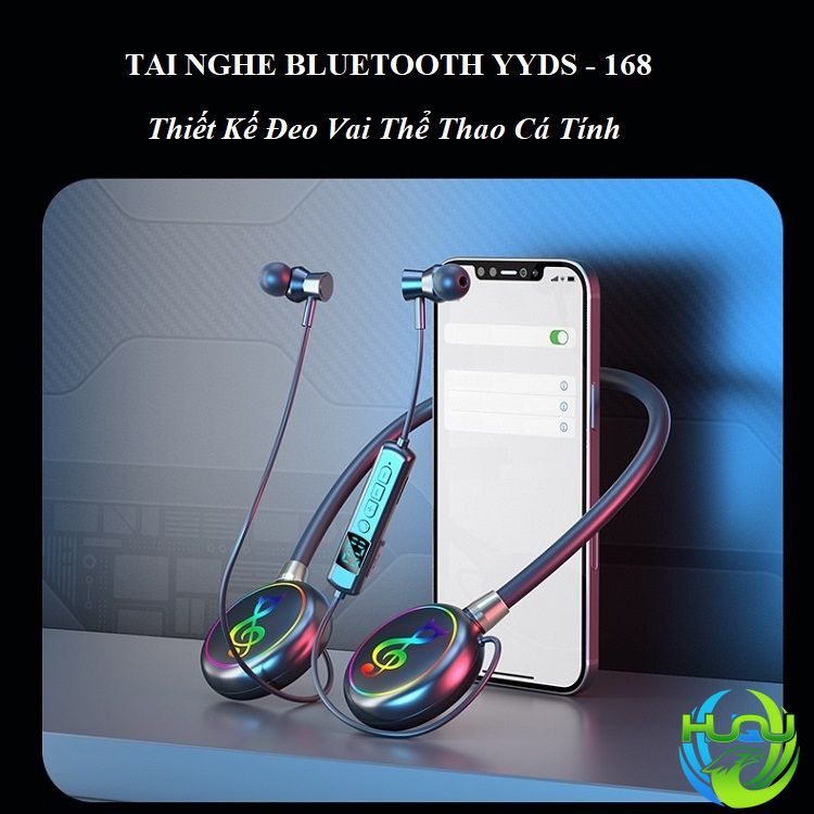 Tai Nghe Bluetooth Đeo Vai Thể Thao Huqu YYDS-168