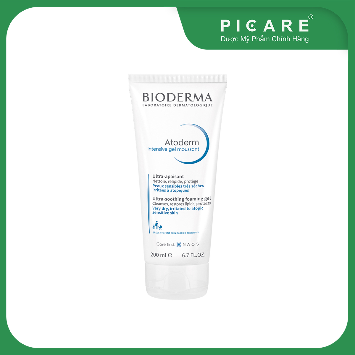 Gel BIODERMA ATODERM Intensive Gel Moussant 200ml - 028124