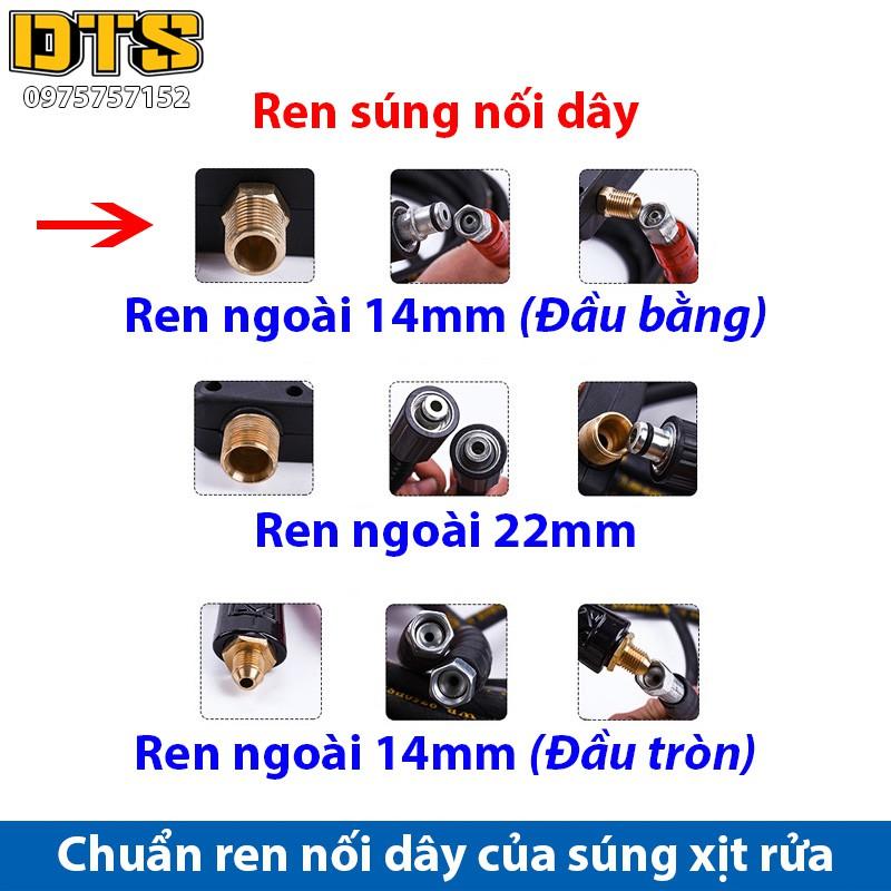Dụng cụ rửa xe áp lực cao DTS1 Ren ngoài 14mm