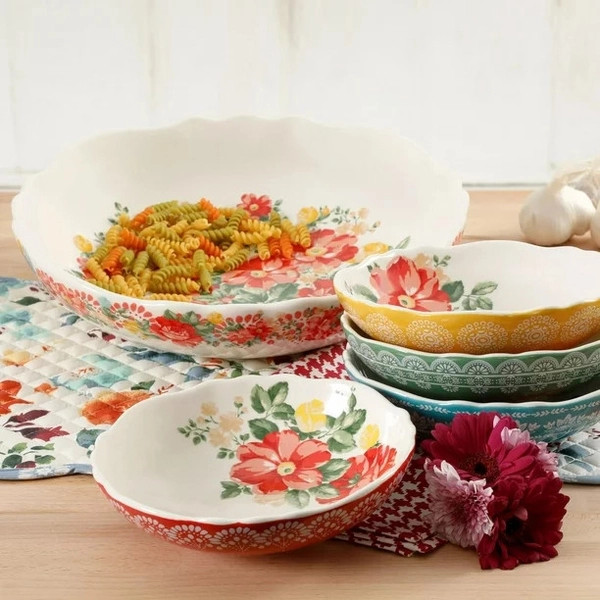 Set 5 đĩa Pasta The Pioneer Woman Hàng chính hãng