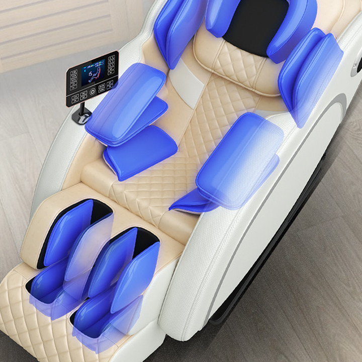 Ghế massage thư giãn toàn thân, kết nối âm thanh Bluetooth, máy massage trị liệu điều khiển bằng màn hình cảm ứng