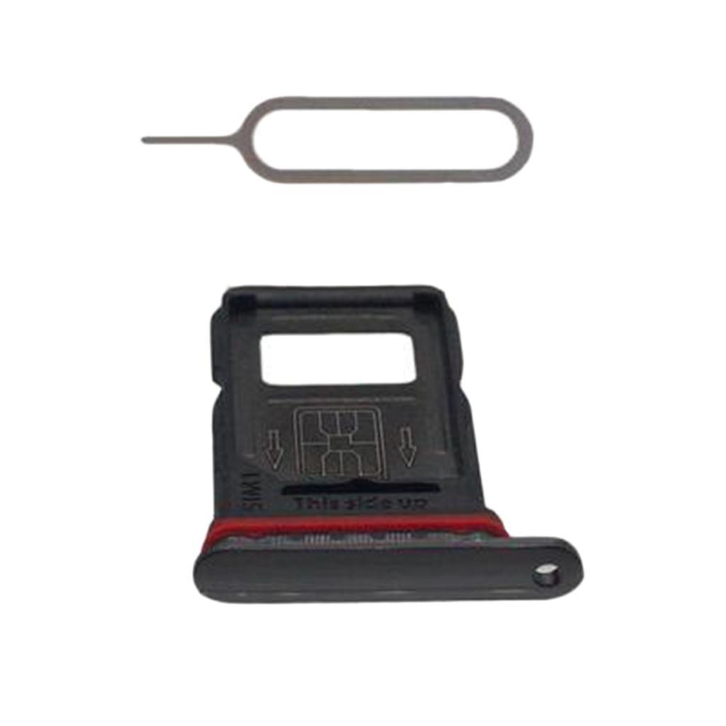 Dual SIM Card Holder Slot Tray Replacement for OnePlus 7Pro Seven Pro Gray