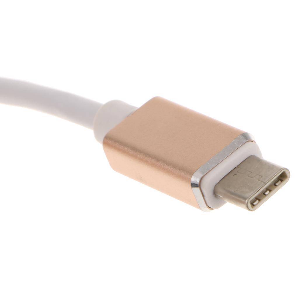 USB Type C to USB 3.0 Adapter Charge and Sync Cable OTG Host Cable Gold