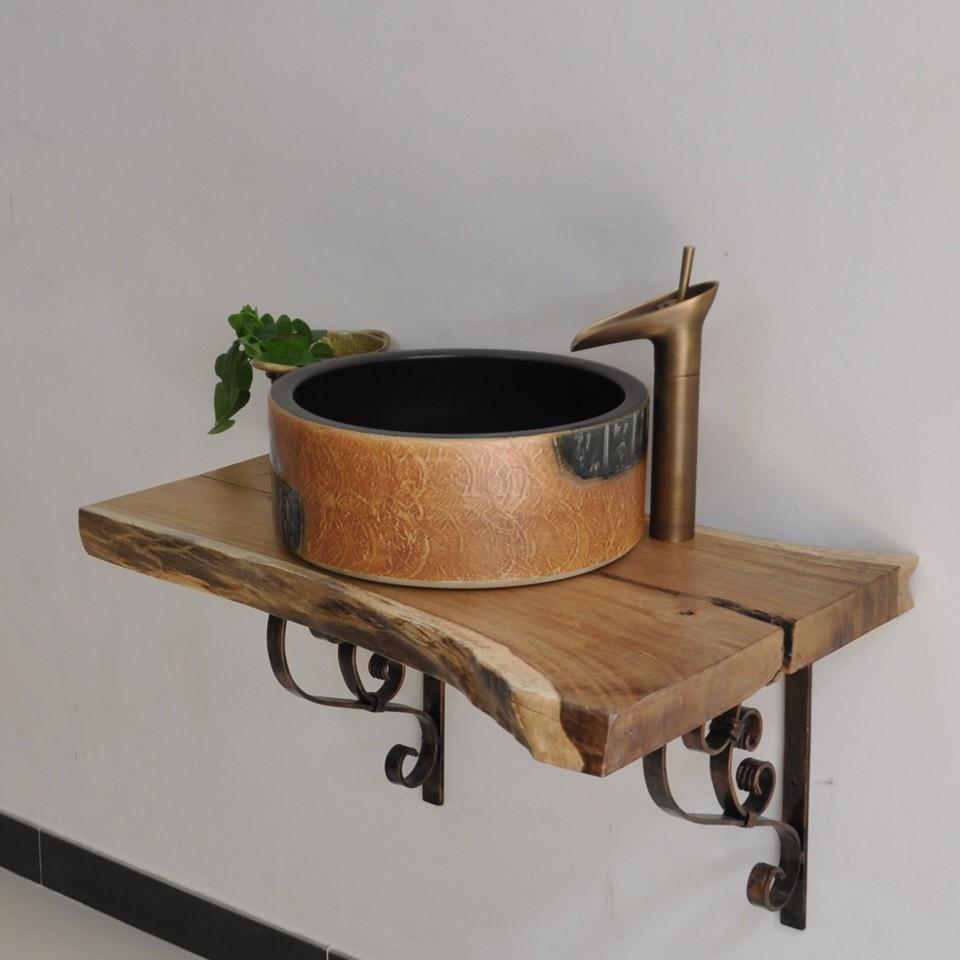 KỆ ĐỂ LAVABO GỖ