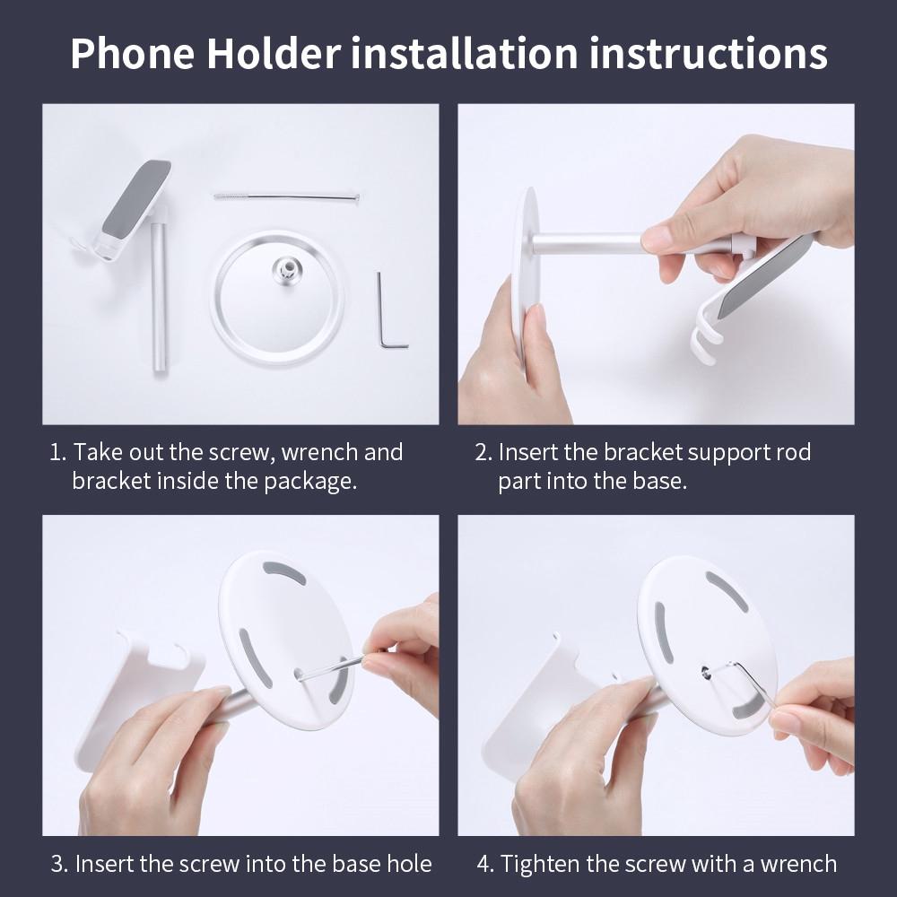 Giá Đỡ Điện Thoại Máy Tính Bảng Bằng Hợp Kim Nhôm