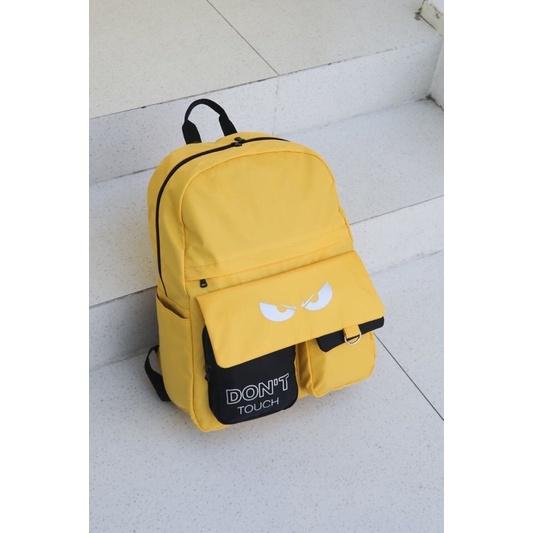 Balo học sinh, sinh viên thời trang unisex với chất dù cao cấp nhẹ bền - BOM