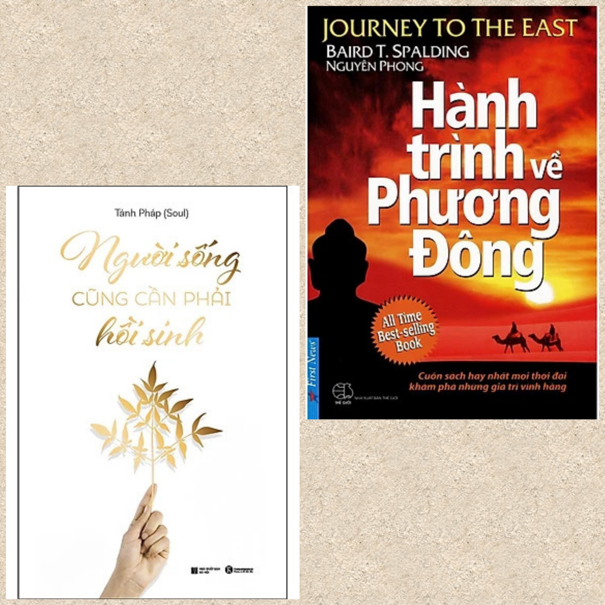 Combo 2 cuốn: Người Sống Cũng Phải Hồi Sinh + Hành Trình Về Phương Đông