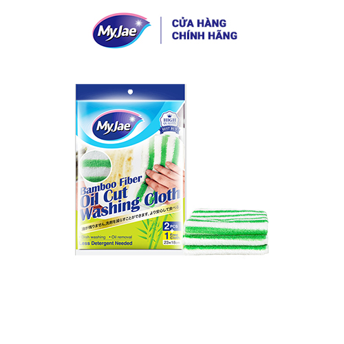 Khăn lau sợi tre MyJae Đài Loan 23cmx18cm lau bếp lau tay đa năng siêu bền đánh bay đầu bẩn