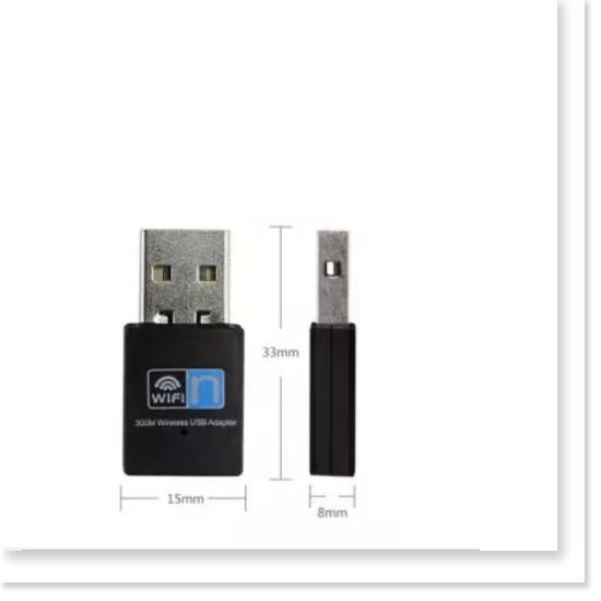 Bộ thu sóng wifi USB Wifi Wireless Adapter Realtek 8192 300Mbps