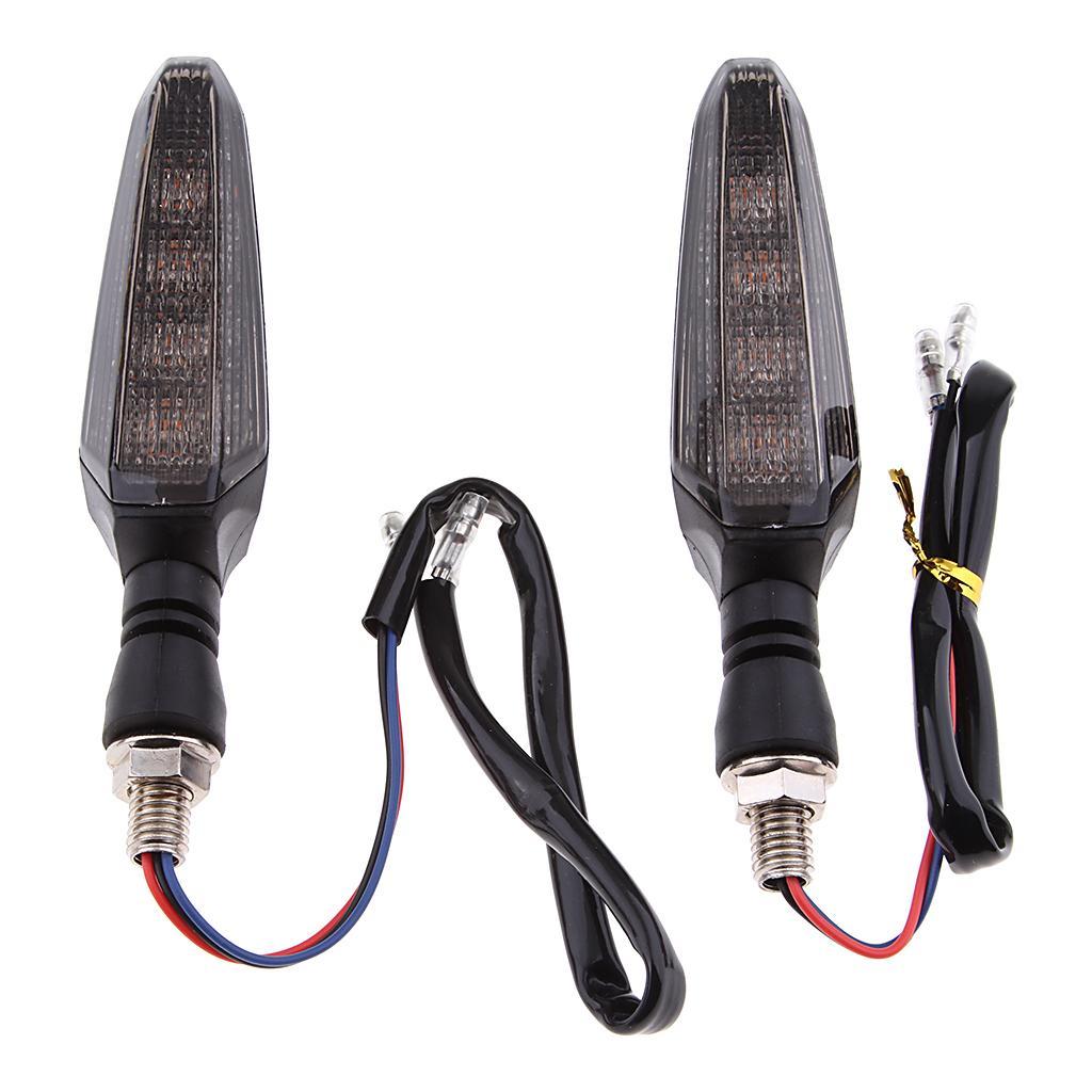 Pair Motorcycle Universal LED Lamp Blinker Indicator Tail Light