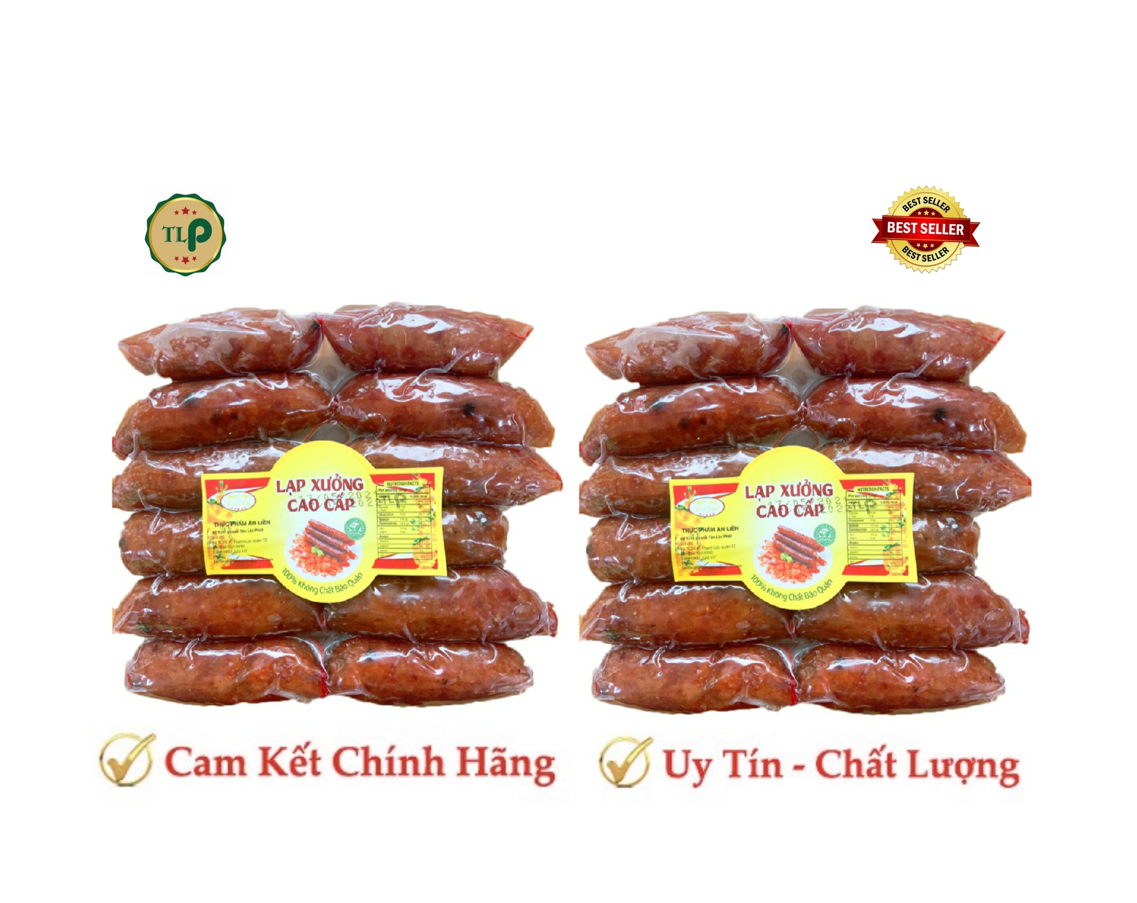 LẠP XƯỞNG HEO TÂN LỘC PHÁT - BỊCH 500G