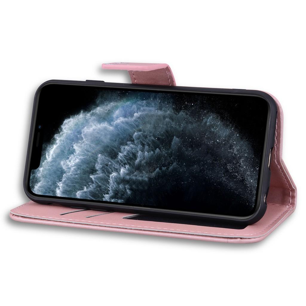 Ốp lưng da ví gập cho iPhone 12 iPhone 11 Pro Max iPhone 12 mini iPhone X XS MAX XR