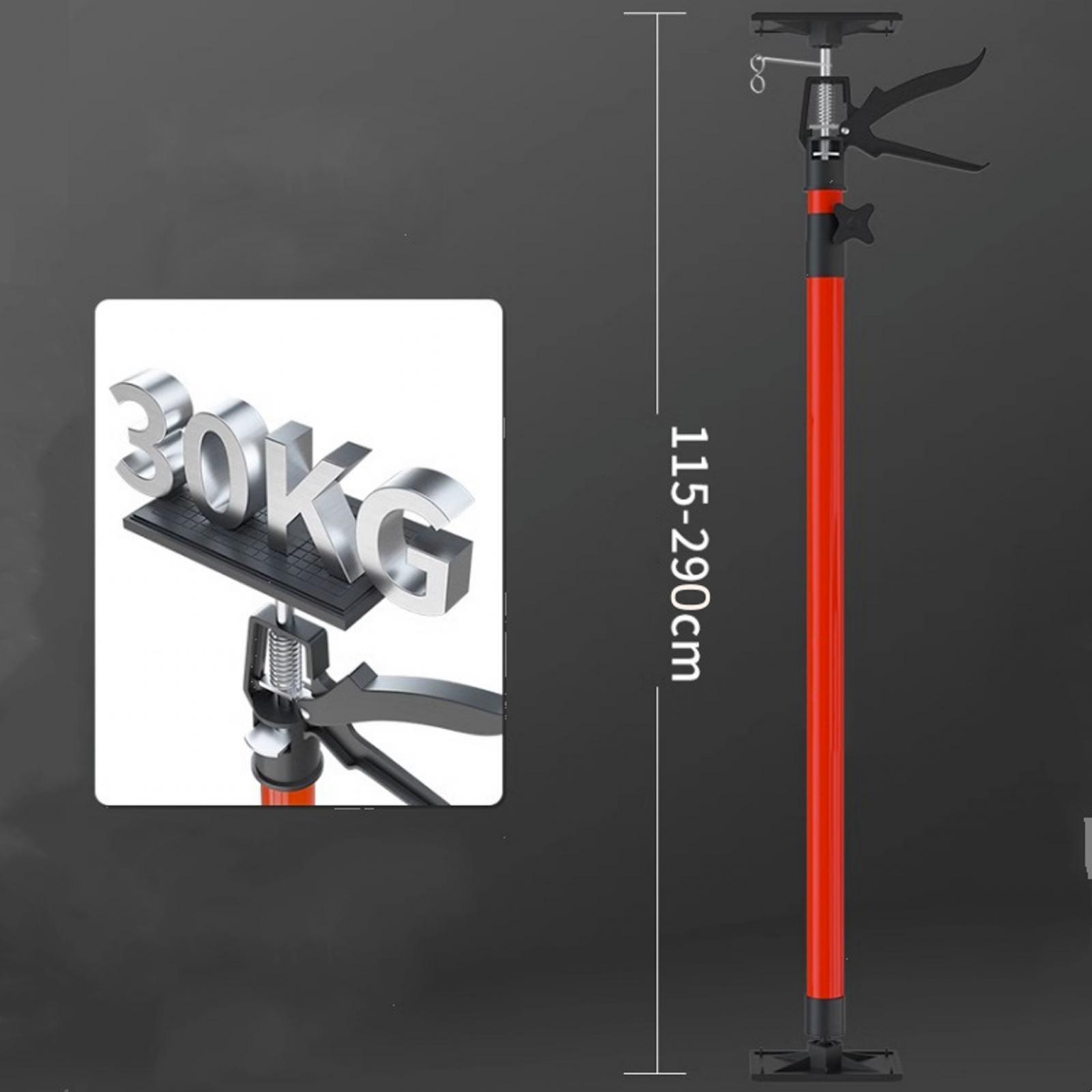 Adjustable Support Pole Jack Furniture Lifter Effort Elevator Handheld Tool for Door Panel Lifting Multifunctional Furniture Lifter Jack