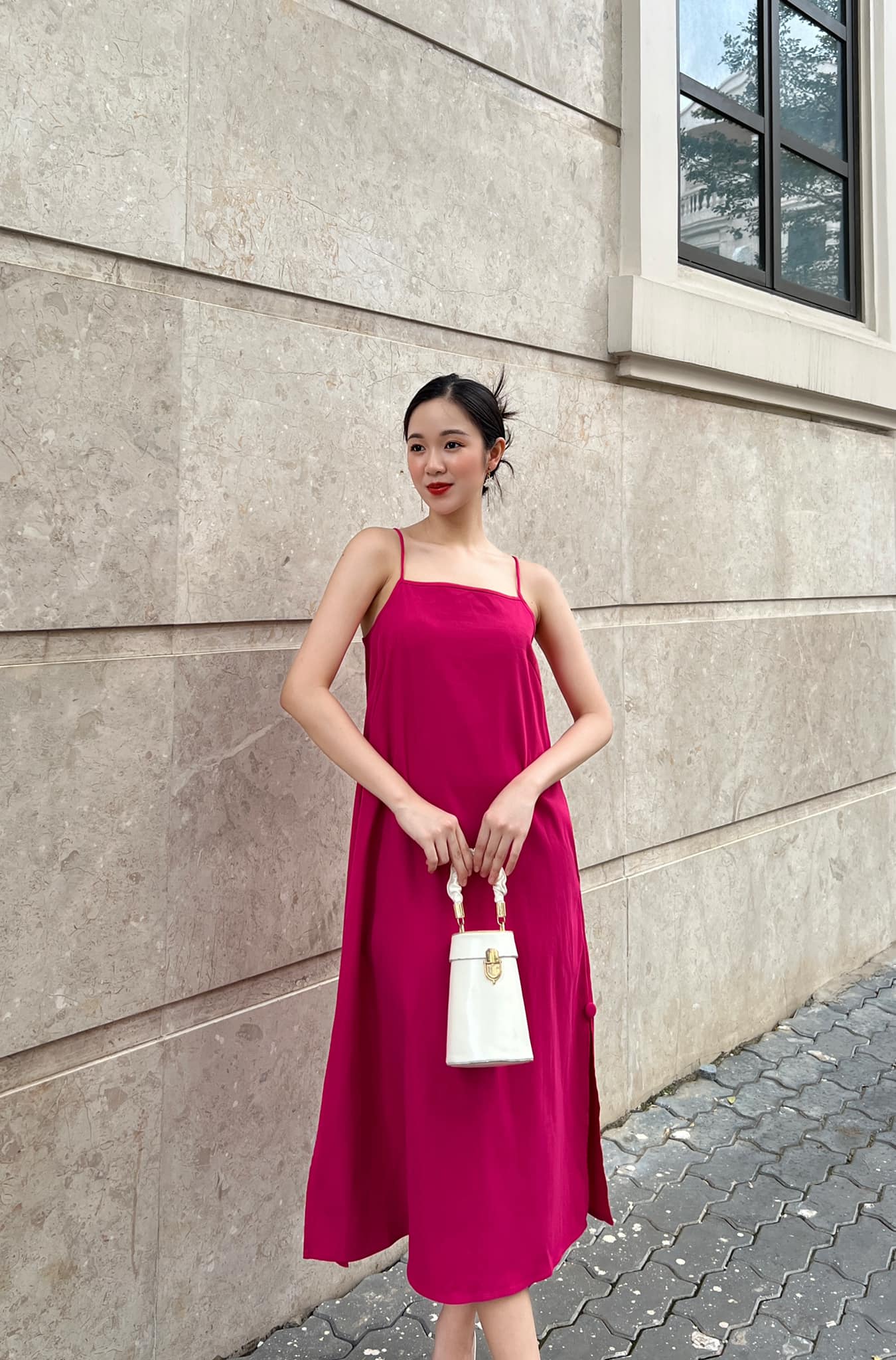 OLV - Đầm Fuchsia Straps Dress