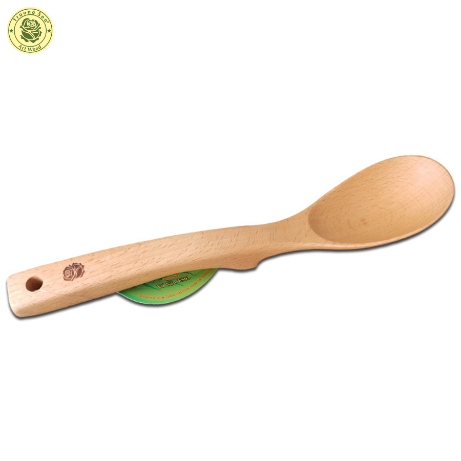 Muỗng Múc Canh Rau Có Đế Chân - Vá Gỗ TS03 - Đồ Gỗ Nhà Bếp Thương Hiệu Trường Sơn