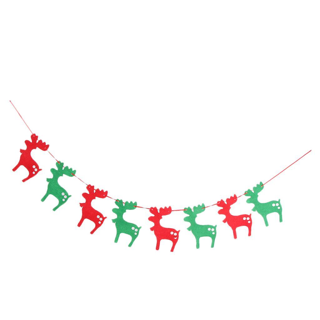 Christmas Non Woven  Banners Garland  Hanging Decor