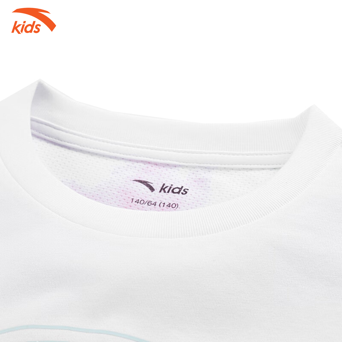 Áo phông thể thao bé gái Anta Kids dòng bóng rổ, vải cotton, thoáng khí W362328643