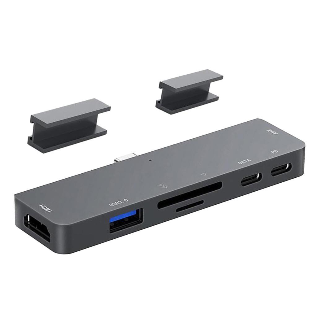 7in1 USB-C Hub Multiport HDMI Docking Station HUB for MacBook 4K Support