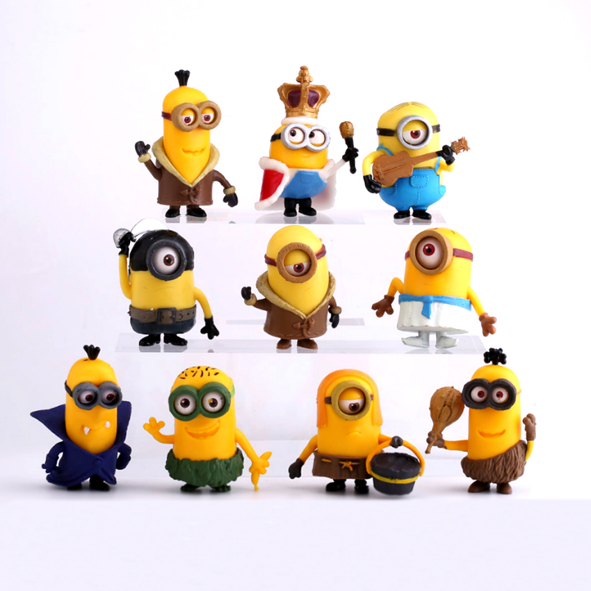 Bộ 10 mô hình Minions dễ thương - Kẻ cắp mặt trăng Despicable