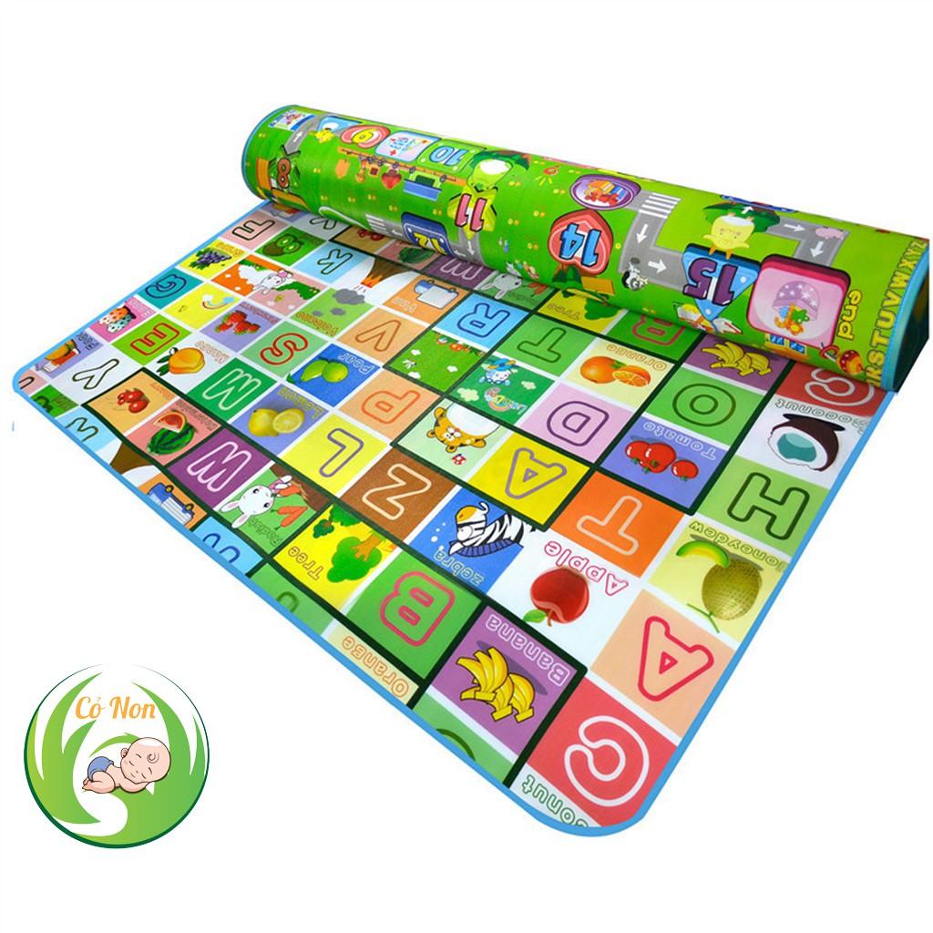 Thảm xốp Maboshi, thảm chơi 2 mặt cho bé