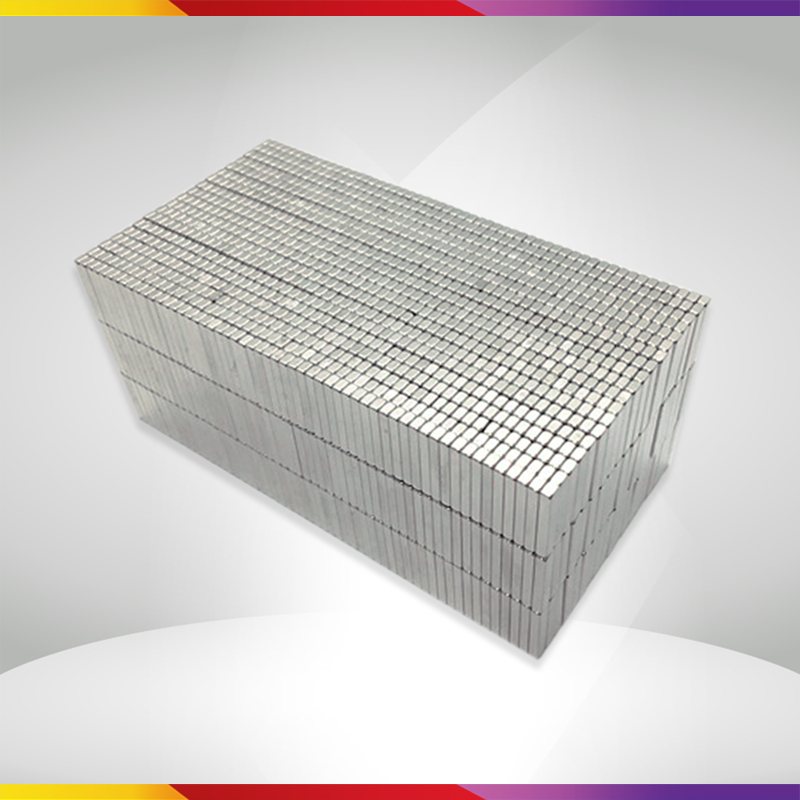 100 Viên Nam Châm Đất Hiếm Hình Chữ Nhật 15x3x2mm Mạ Kẽm Lực Từ N35 Cực Mạnh