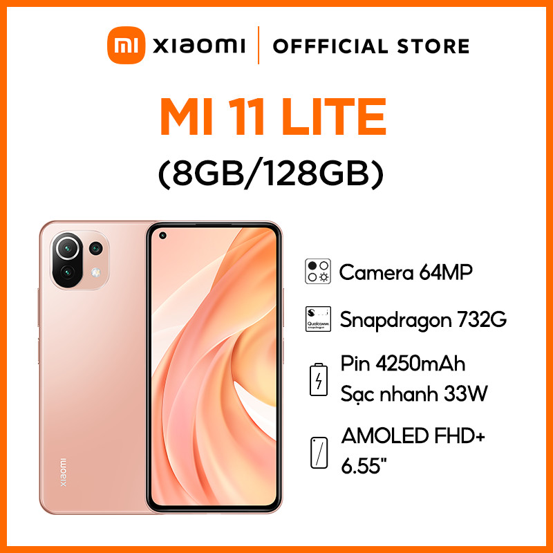 Điện Thoại Xiaomi Mi 11 Lite 4G - Hàng Chính Hãng