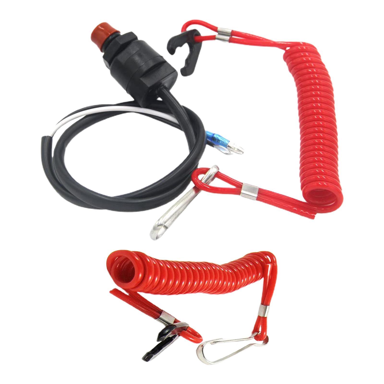 Boat Outboard Motor Emergency Safety Engine Stop Switch  for