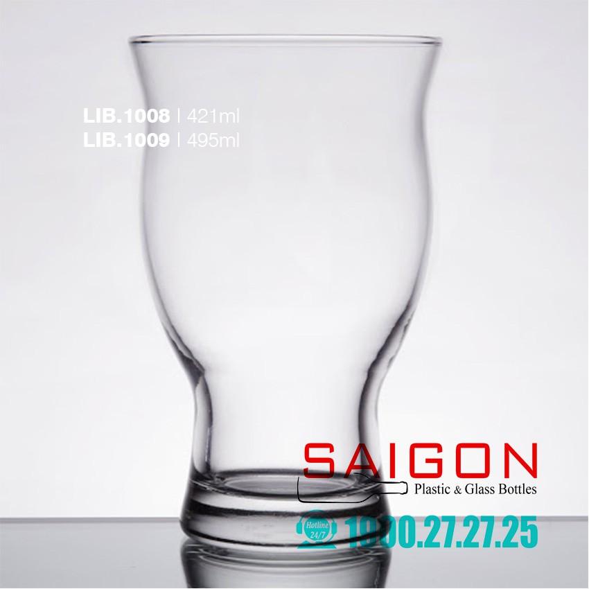 Ly Bia Thủy Tinh Libbey Stacking Beer GLass 421ml | 495ml