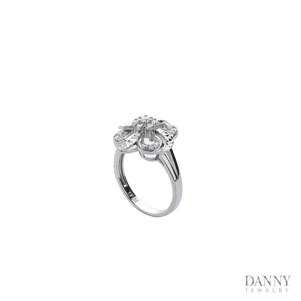 Nhẫn Nữ Bạc 925 Danny Jewelry Xi Bạch Kim Đính Đá CZ KI4GZ027