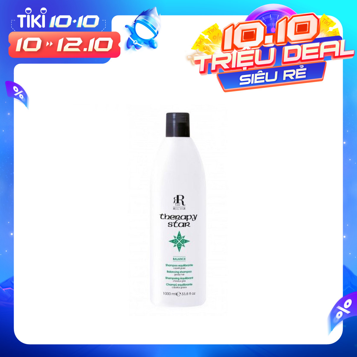 Dầu Gội Ý cân bằng dầu cho tóc RRLine Therapy Star Balance 1000ml