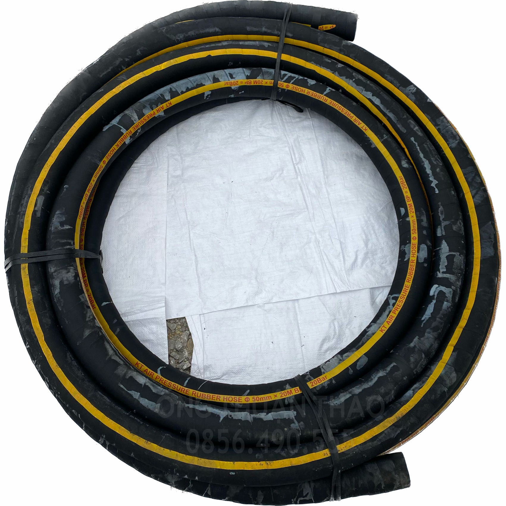 ỐNG Ống Cao Su Bố Vải Phi 50MM CUỘN 20 MÉT Nhập Khẩu - Ống THẢO
