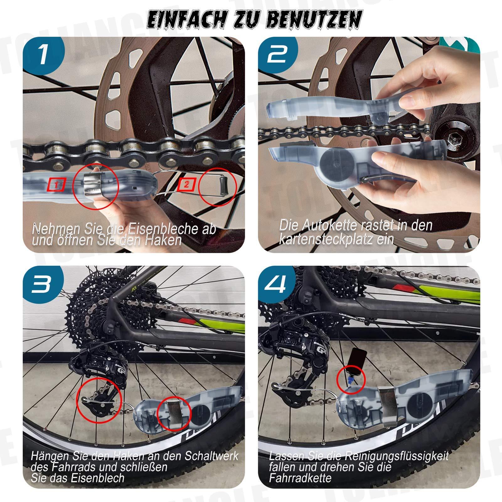 Bộ Vệ Sinh Xích Xe Đạp - Dụng Cụ Vệ Sinh Xích Xe Đạp - Thích Hợp Cho Mọi Loại Xe Đạp