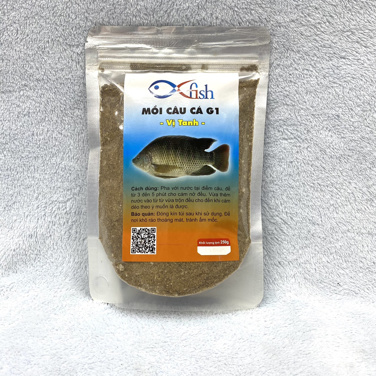 Mồi Câu Cá Rô Phi G1 Vị Tanh Gói 250g