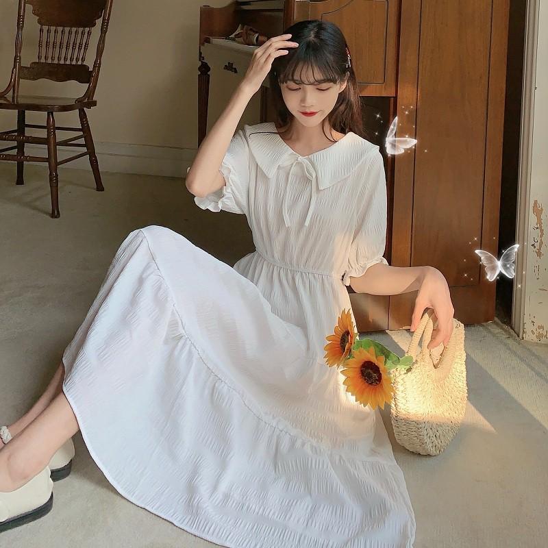 ĐẦM VINTAGE TÍM HOT TREND DỄ THƯƠNG ULZZANG - KÈM ẢNH THẬT