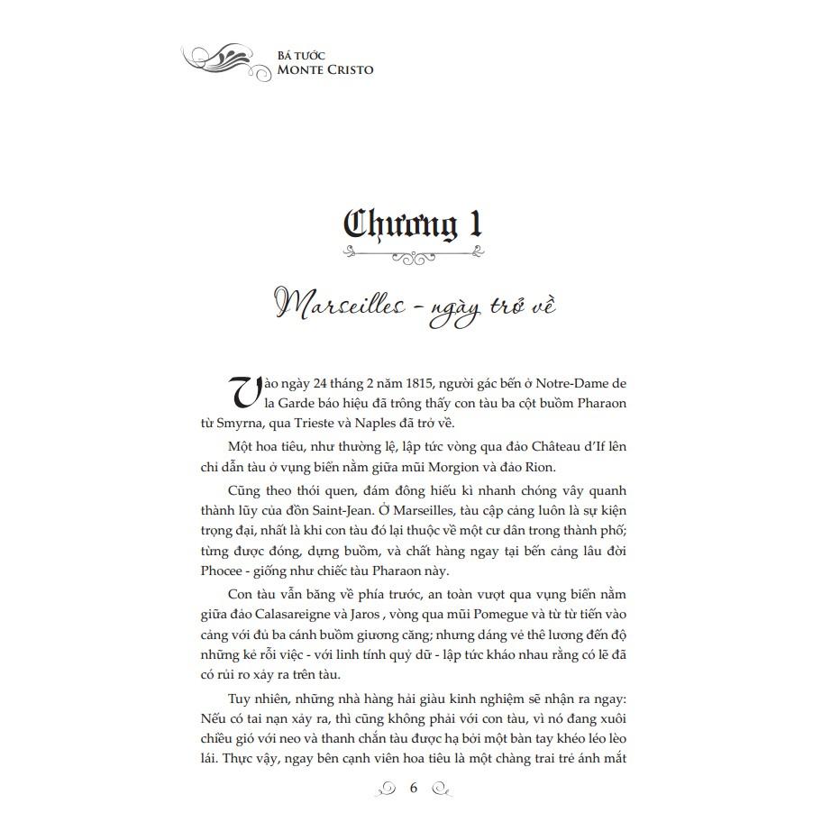 Sách - Bá tước Monte Cristo + Tặng Bookmark