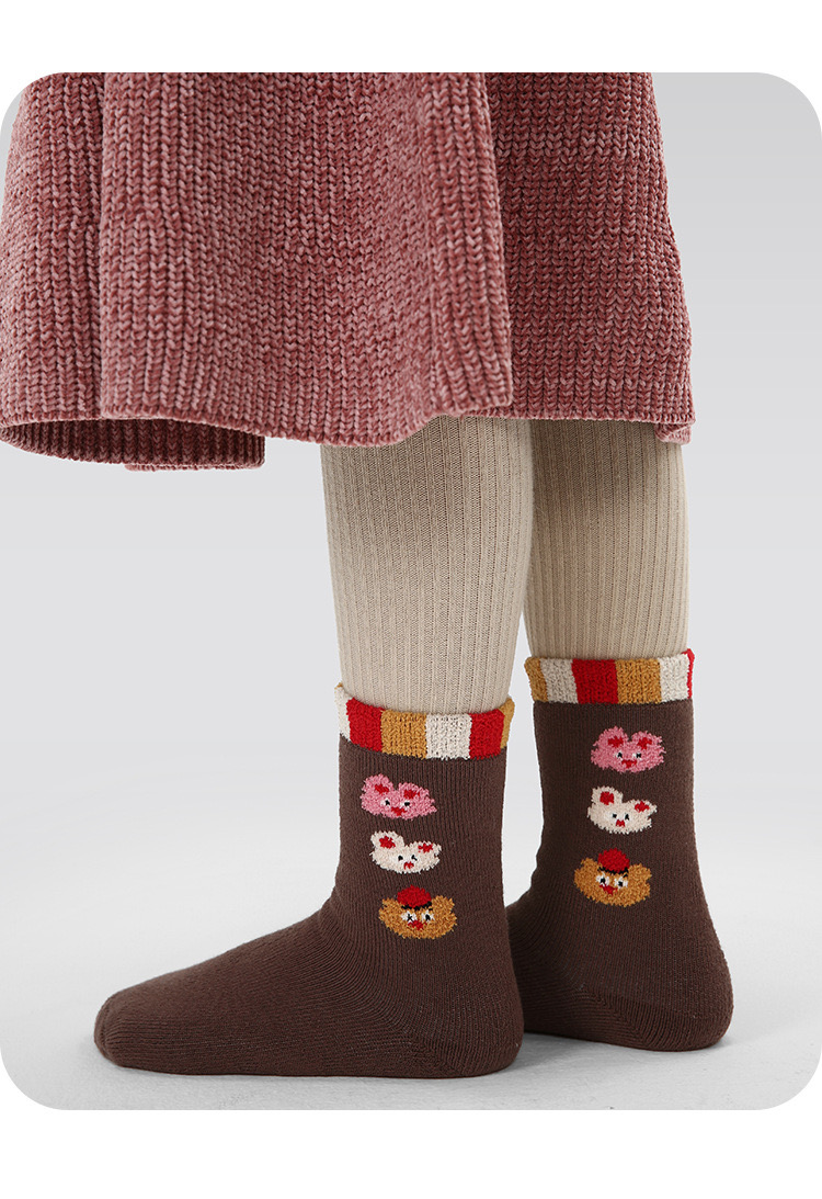 SET 5 ĐÔI TẤT VỚ 49 DỄ THƯƠNG CHỐNG TRƯỢT TỪ 1-12 TUỔI DÀNH CHO BÉ GÁI