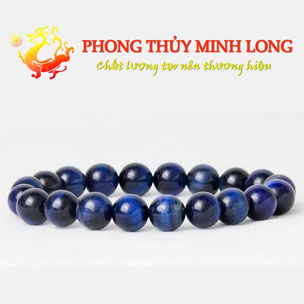 Vòng tay đá mắt hổ Xanh Dương chất lượng 5A hợp mệnh Thủy và Mộc